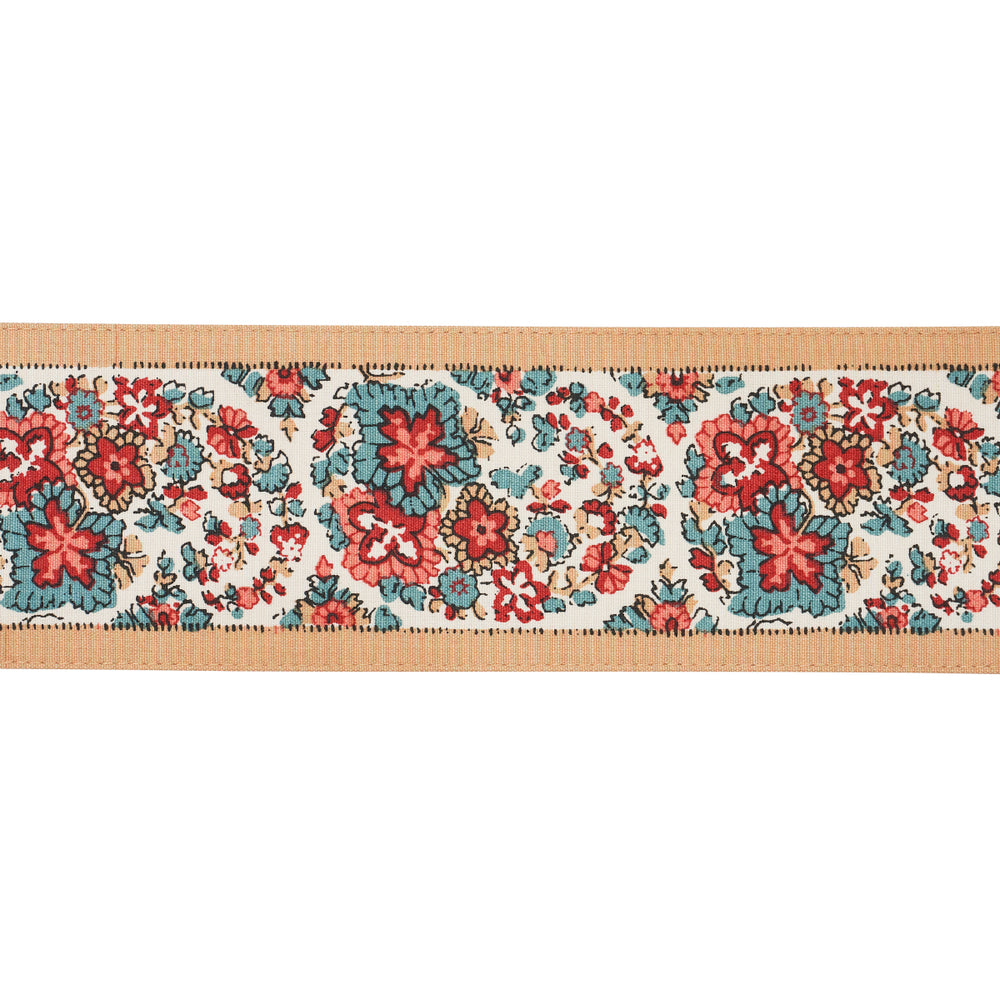 BORDI INES PAISLEY | ROSSO E NERO