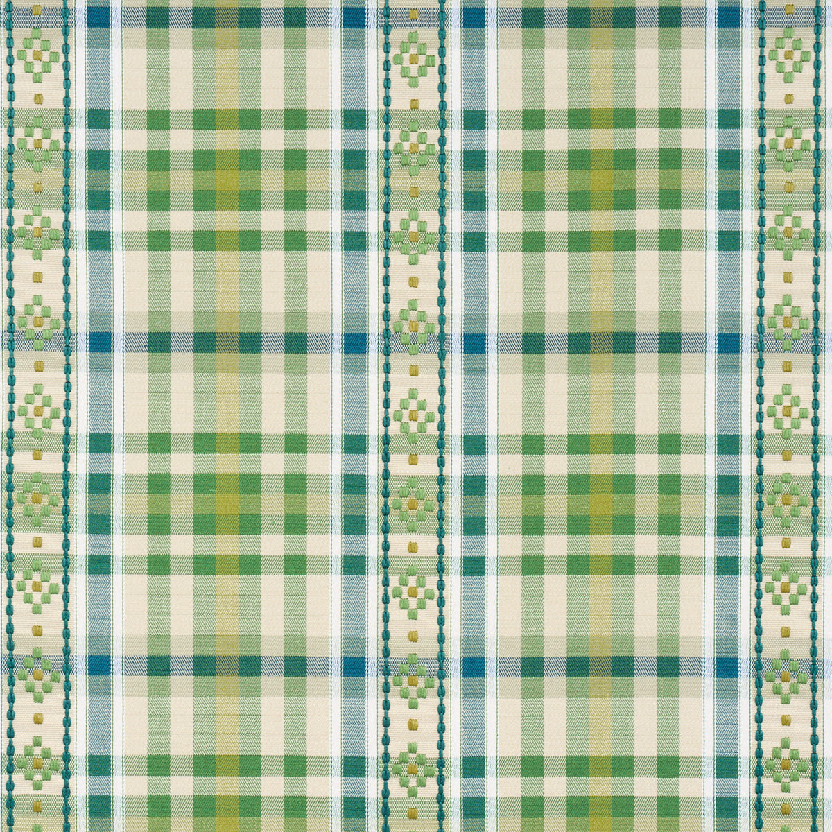 HUTTON HAND WOVEN CHECK | Leaf