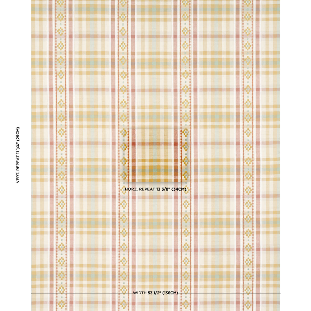HUTTON HAND WOVEN CHECK | Ochre