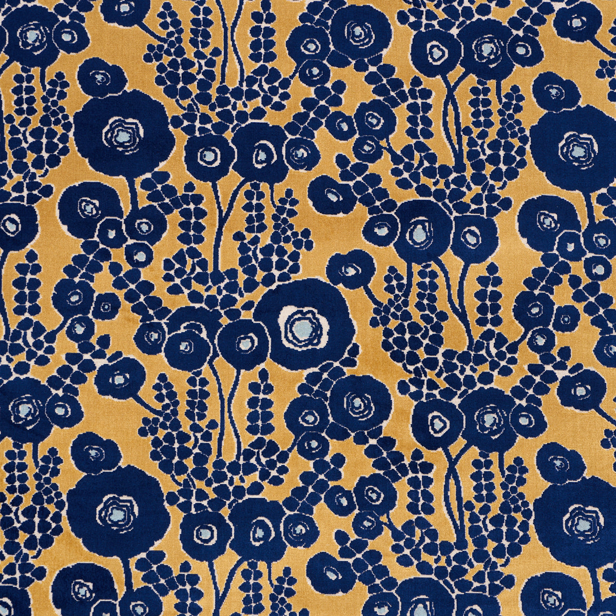 EMELIE VELVET | Sapphire & Gold