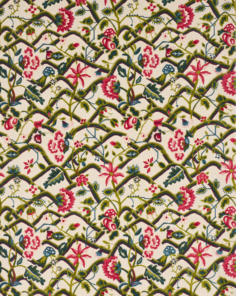 JACOBEAN GARDEN VELVET | Mulberry & Leaf