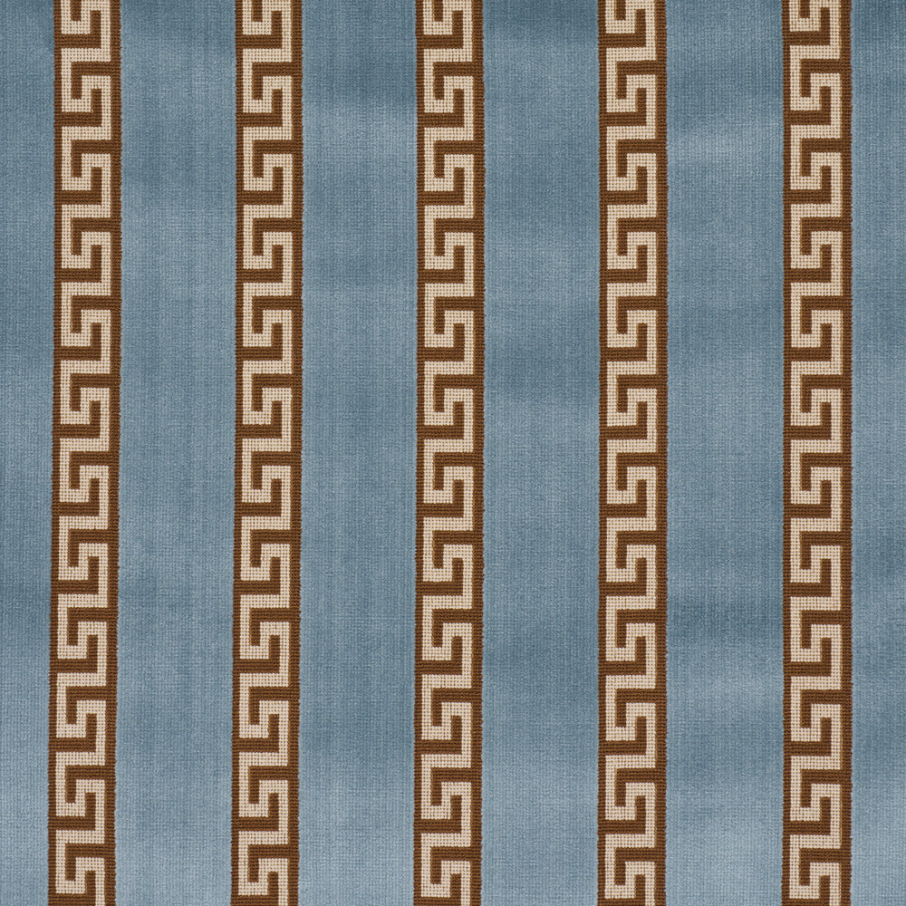 DARIUS VELVET STRIPE | Aquamarine