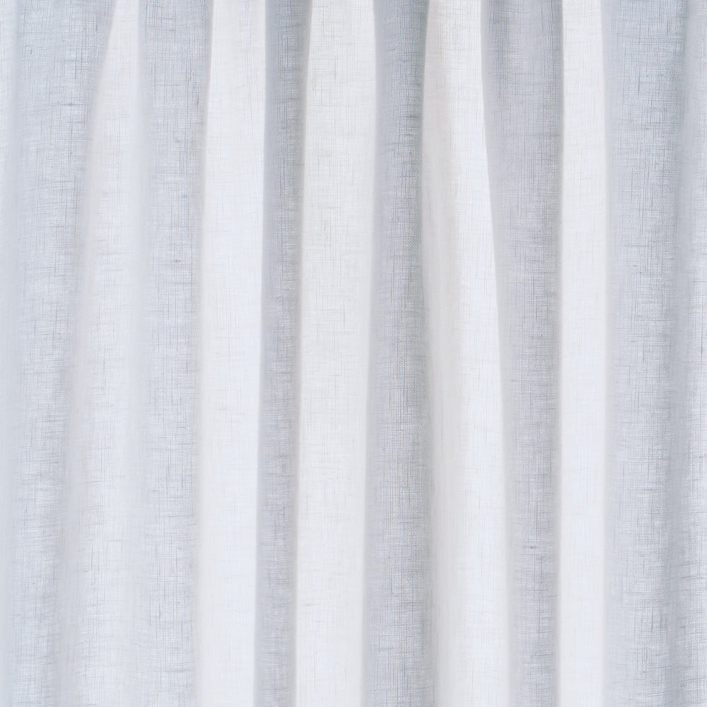 LESLIE STONEWASHED SHEER | White