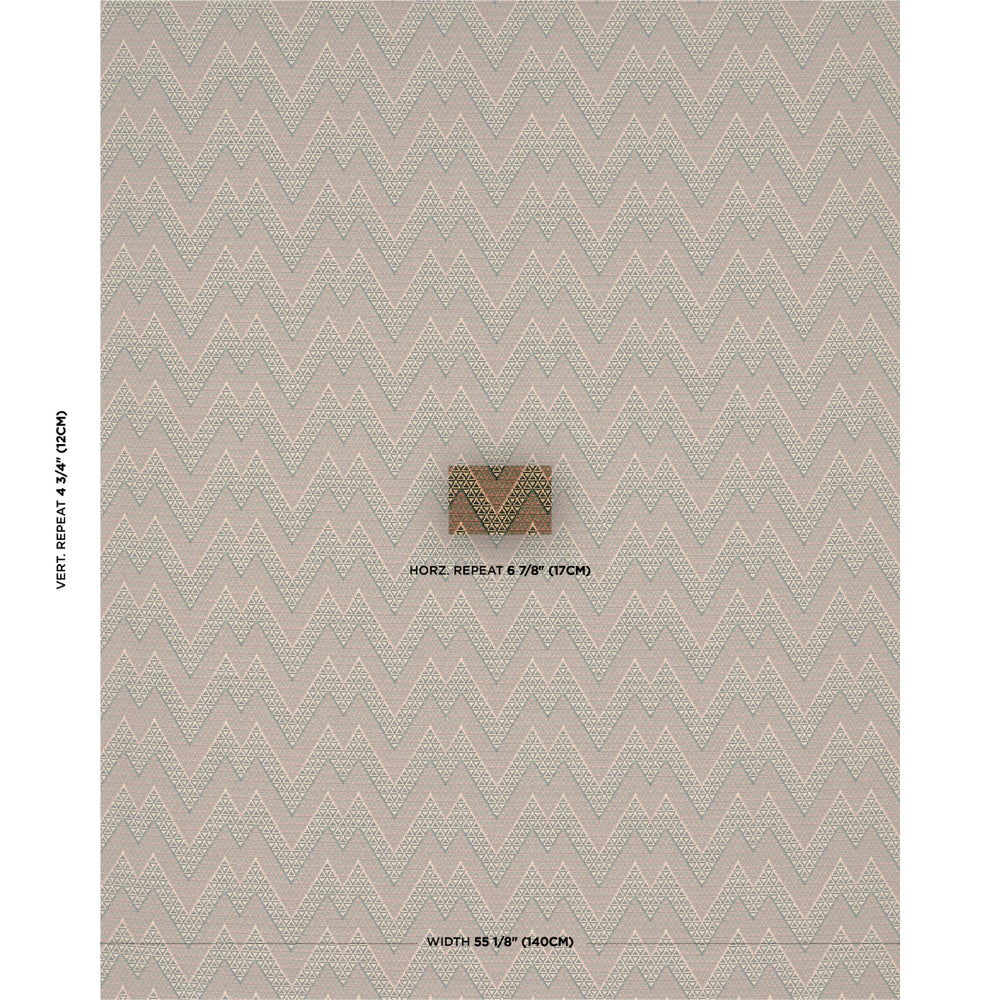 ALPINE PEAKS CHEVRON | Terracotta Desert