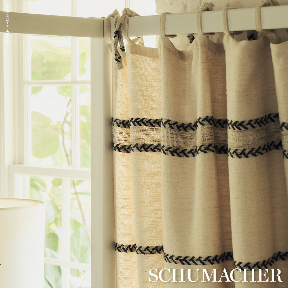 PLAINS STRIPE CASEMENT | Graphite