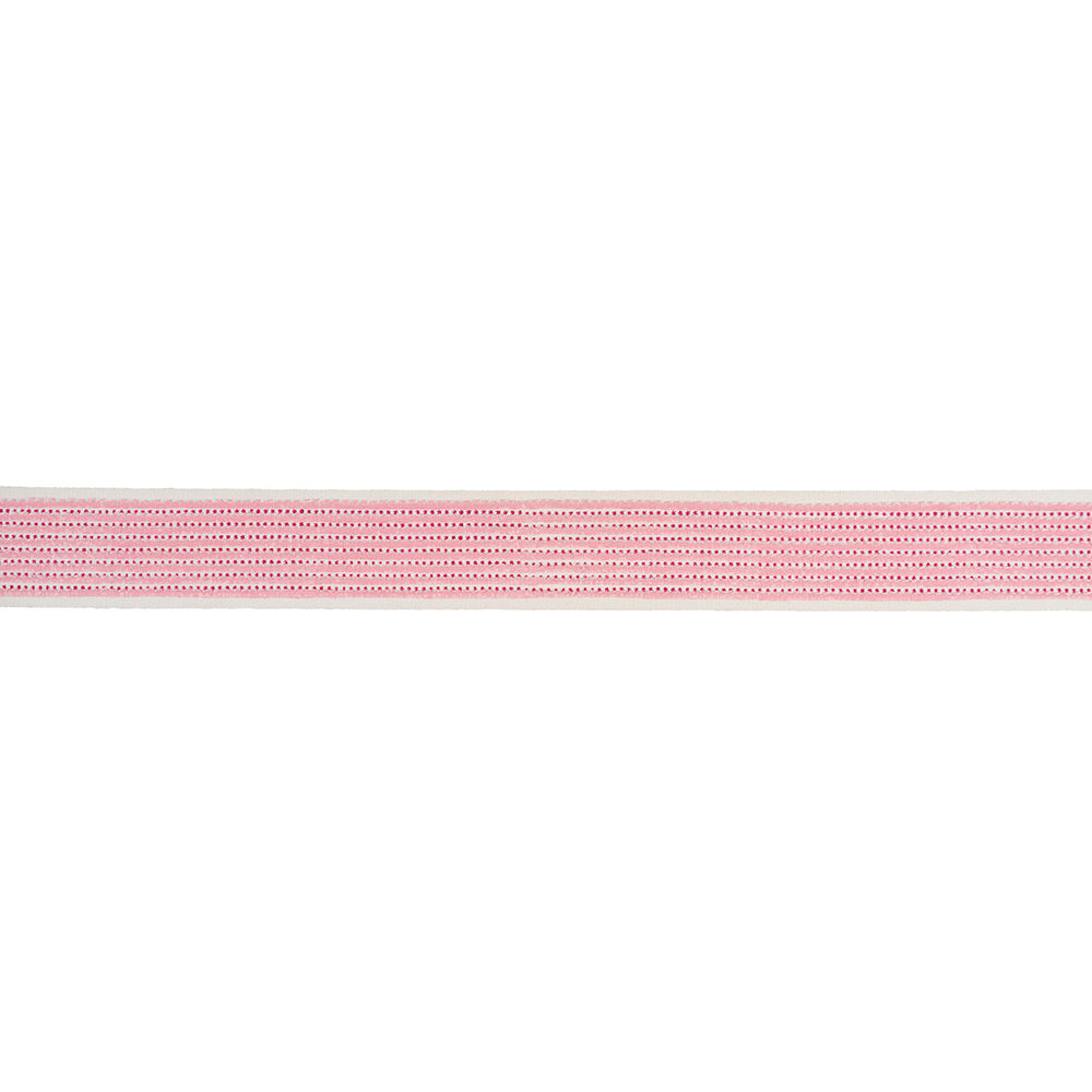 STRIPE & DOT HAND BLOCK TRIM | Pink