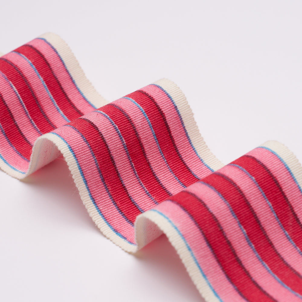 ARYA STRIPE HAND BLOCK TRIM | Pink