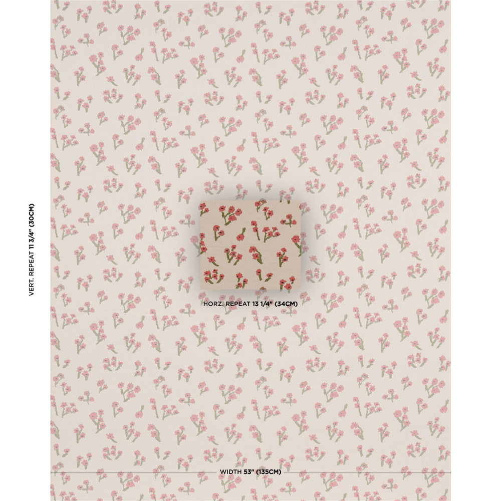 ROSIE POSY WOVEN | Red