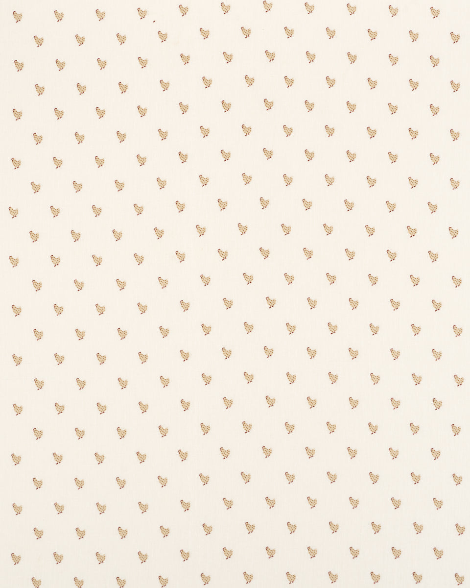 BETSY'S CHICKEN EMBROIDERY | Ivory