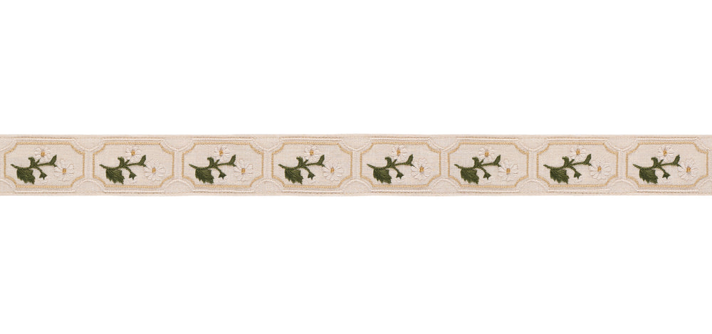 JOLIE HAND EMBROIDERED TAPE | Neutral