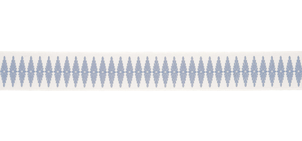 GENEVIEVE EMBROIDERED TAPE | Sky