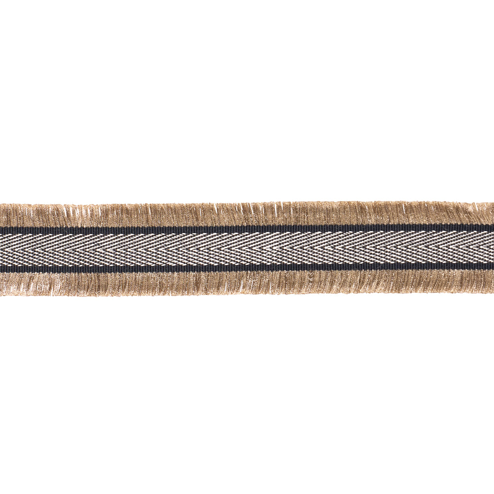 FELICITY FRINGE TRIM | Black
