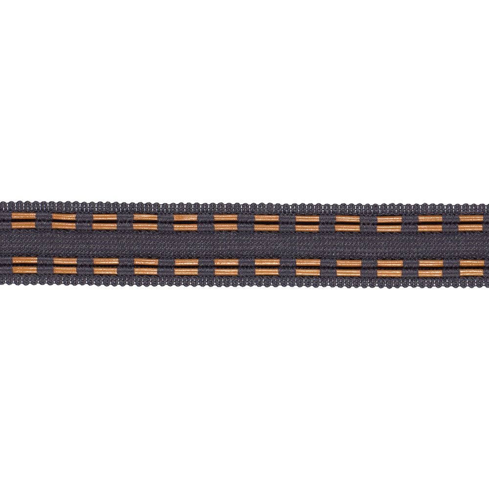 LEATHER CORD TAPE | Charcoal