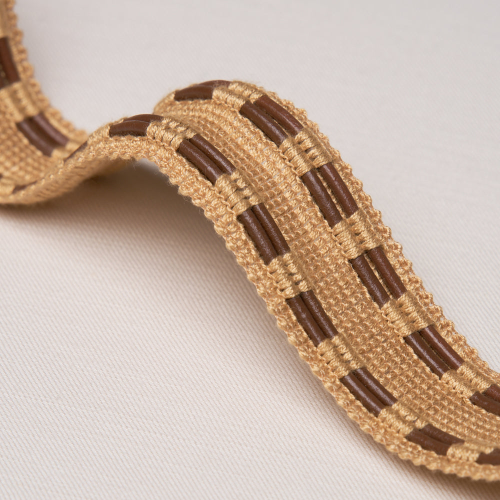 LEATHER CORD TAPE | Natural