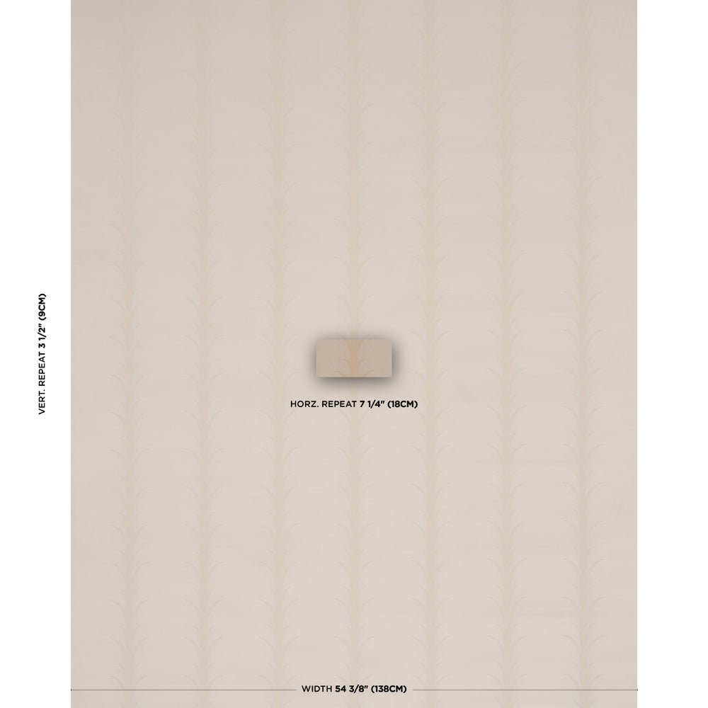 ACANTHUS STRIPE VELVET | Mistral Sand