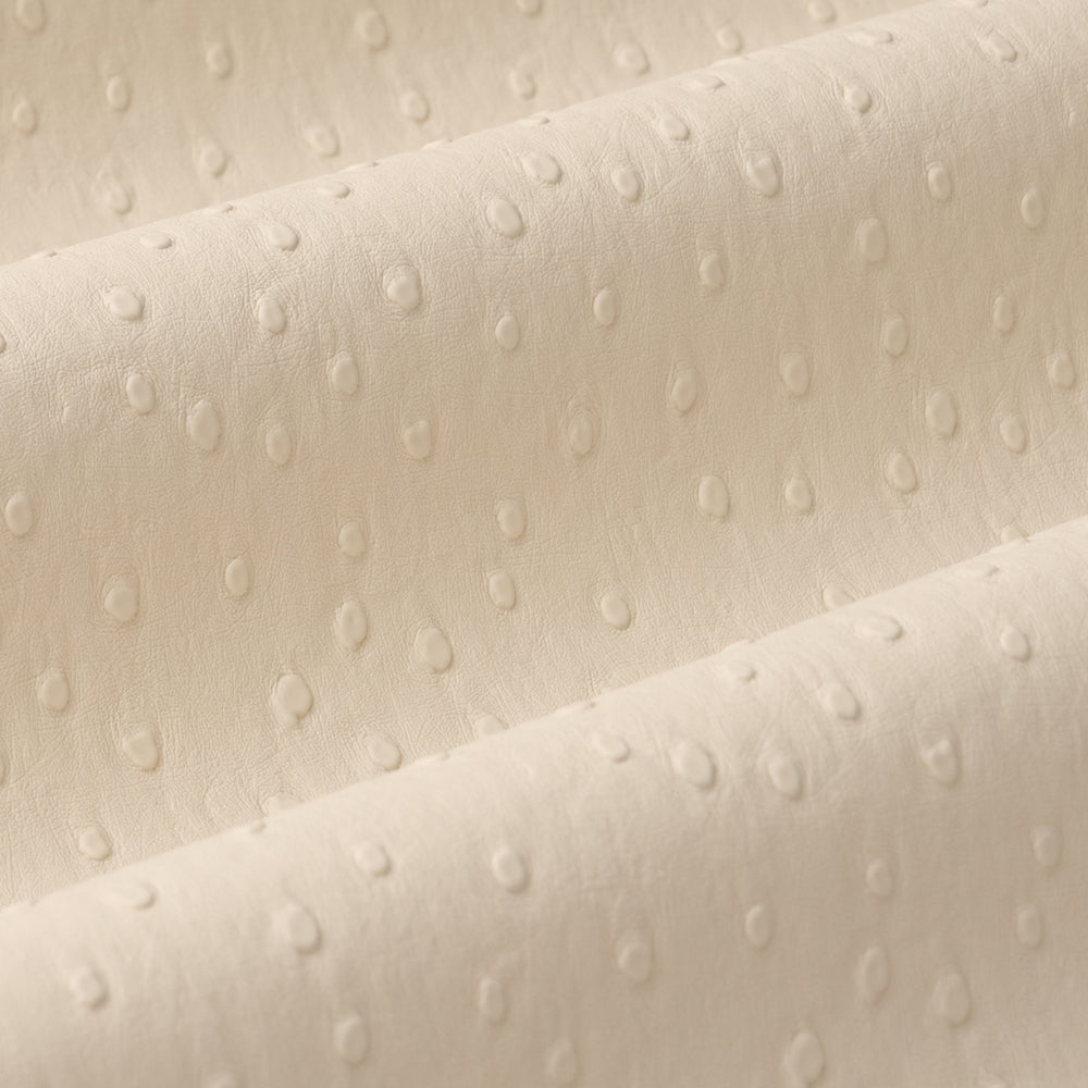 OSTRICH VEGAN LEATHER | Cream