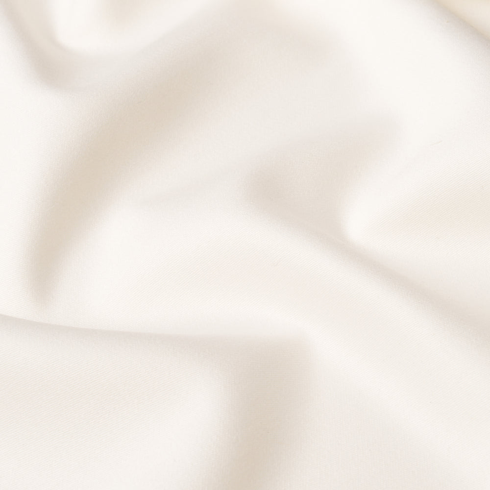 Donovan Merino Wool Sateen | Ivory