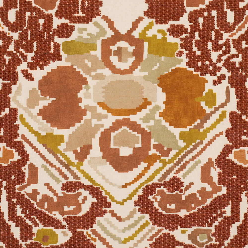 REVERSIBLE DIGITAL DAMASK | Chartreuse