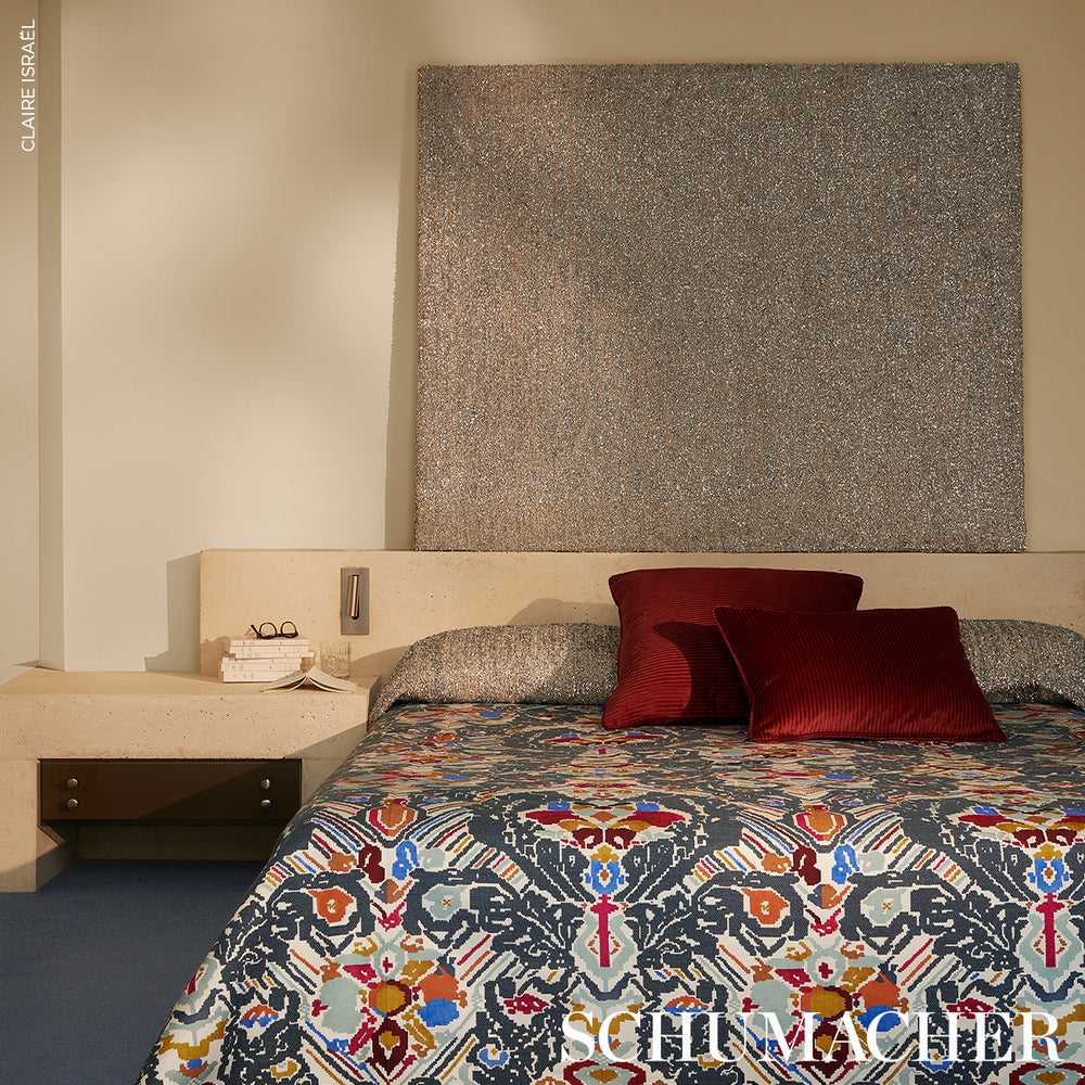 REVERSIBLE DIGITAL DAMASK | Denim