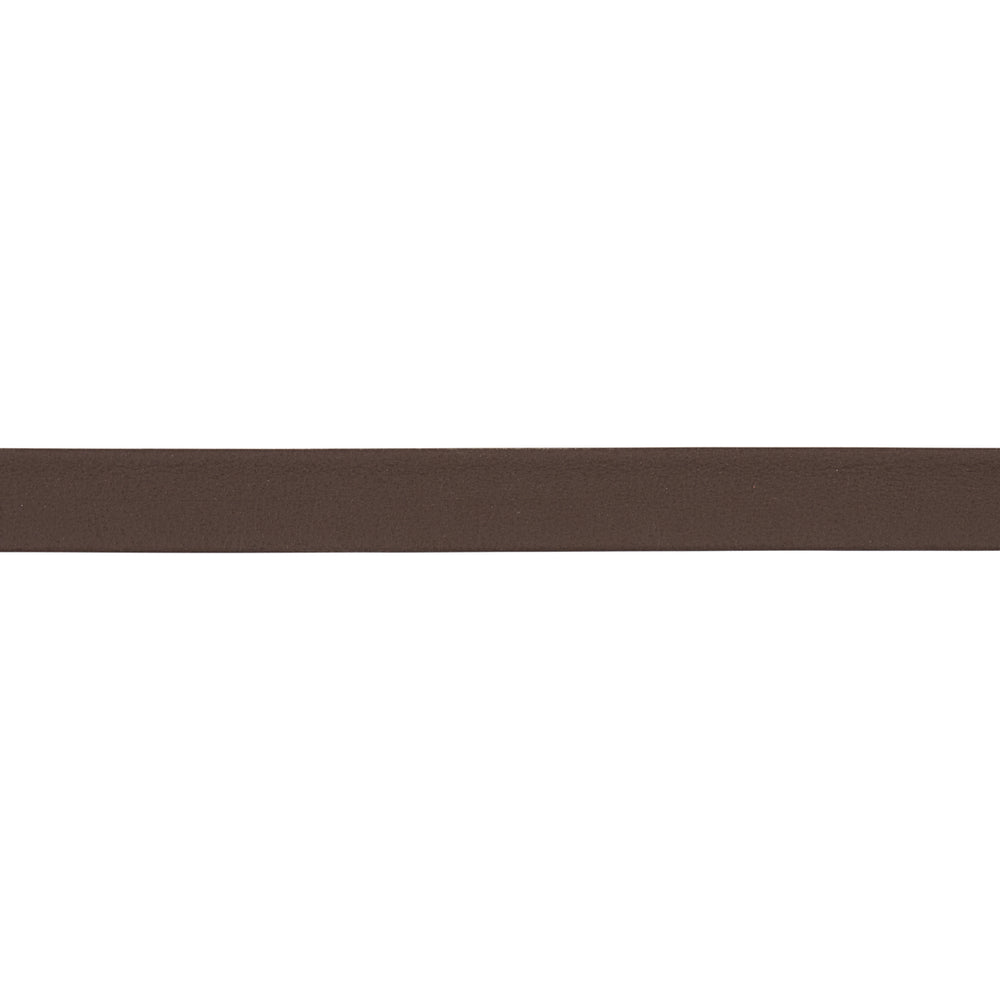 FRAZER NARROW LEATHER TRIM | Dark Brown