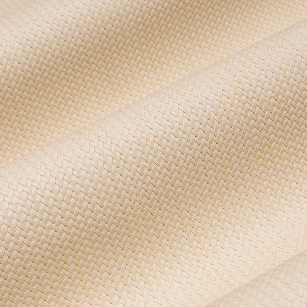 VEGAN LEATHER RATTAN INDOOR/OUTDOOR | Cream