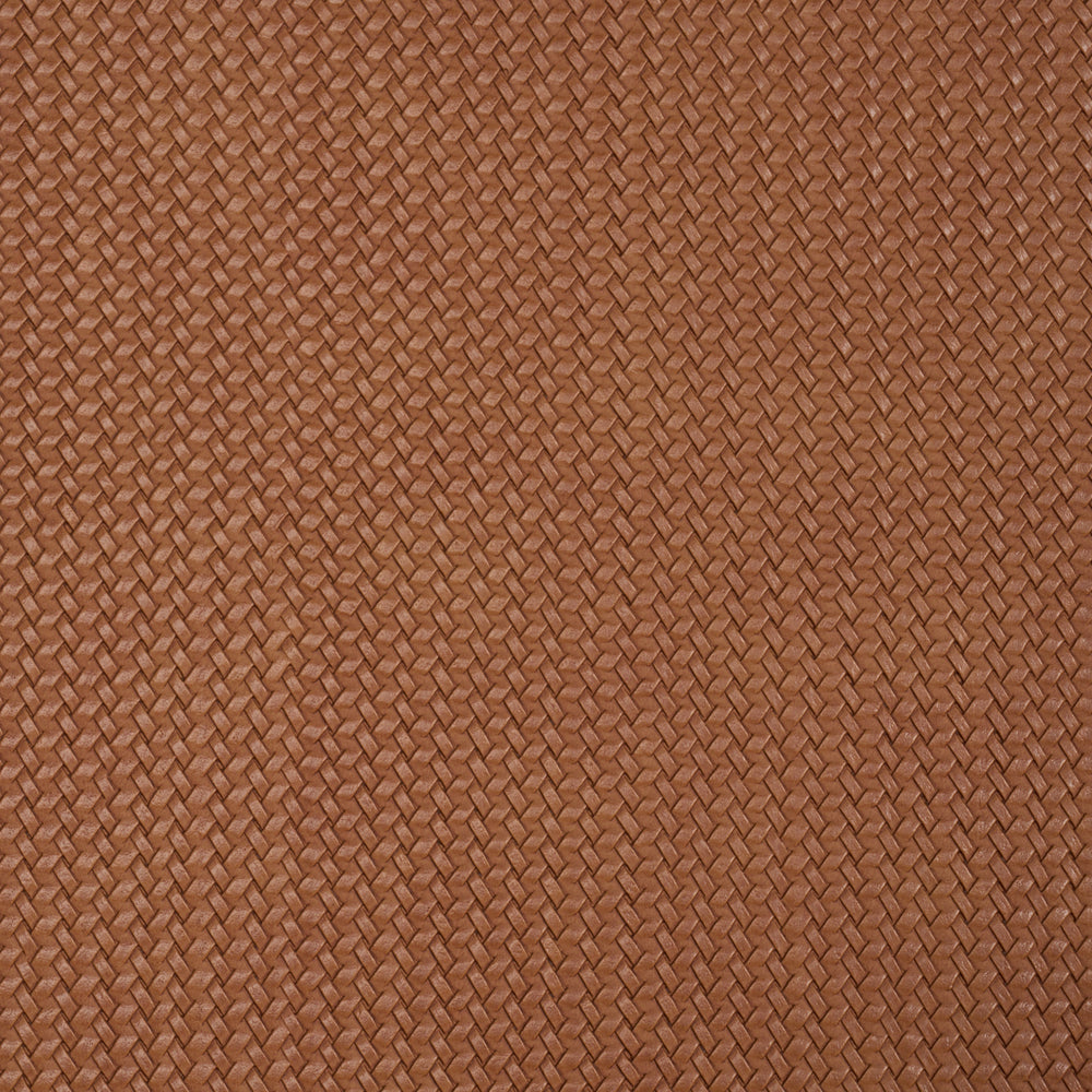 VEGAN LEATHER RATTAN INDOOR/OUTDOOR | Caramel