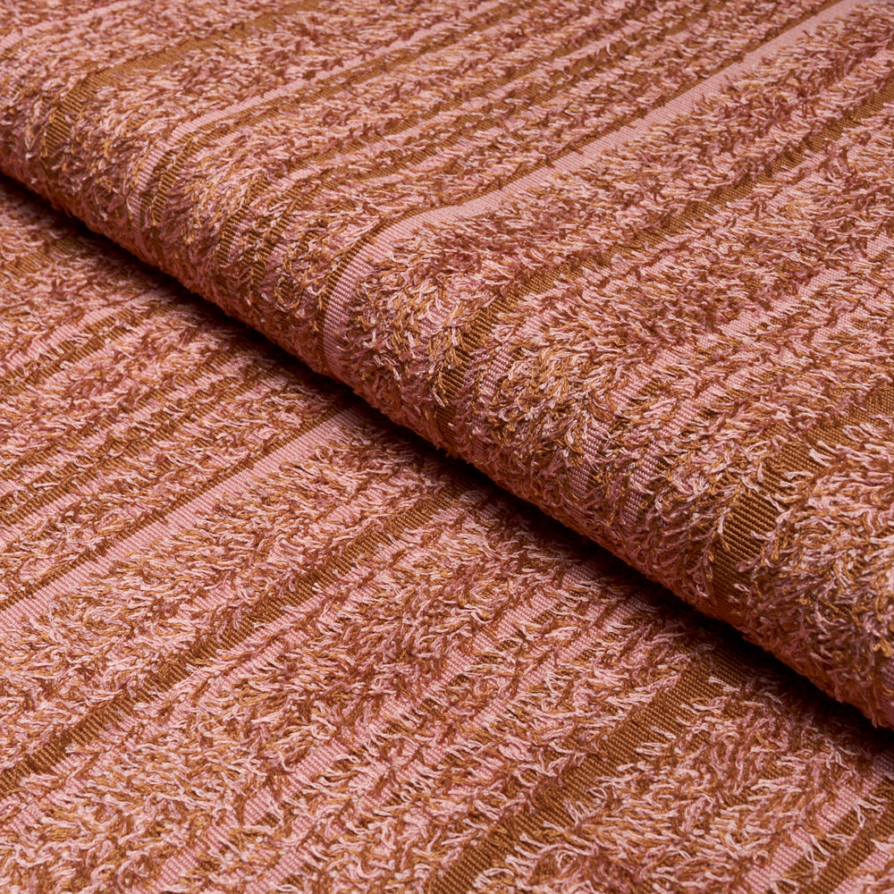 GROOVE CUT VELVET | Coral Dawn