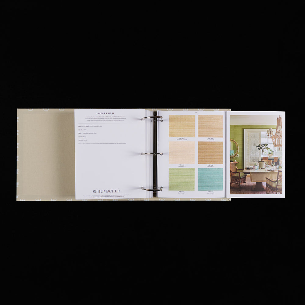 Textured Wallcovering Sample Binder | Beige