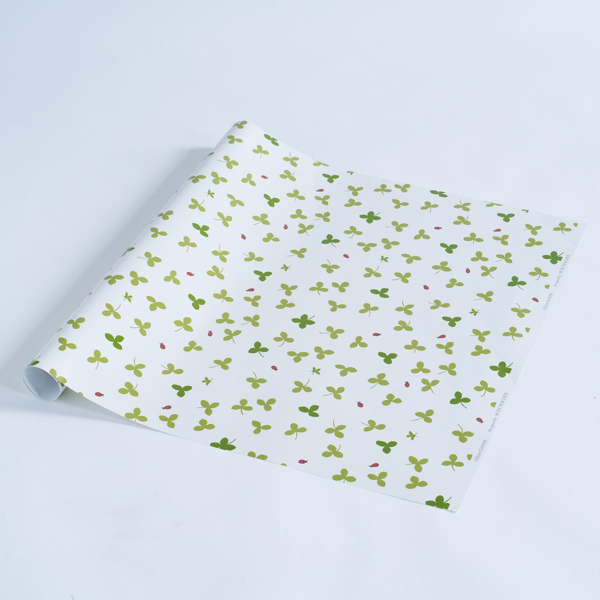 Celia Clover Wrapping Paper - Ivory