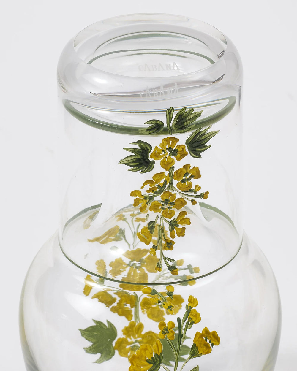 Cabana | Murano Primrose Hand-Painted Bedside Set