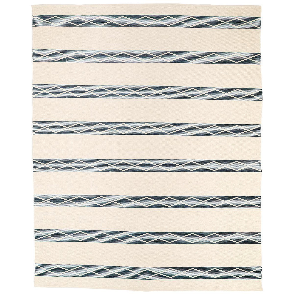 Tappeto a righe Sequoia | Blu