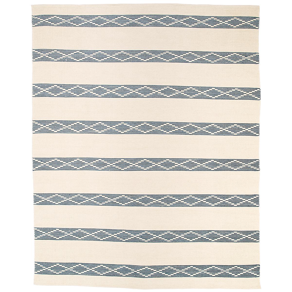 Tappeto a righe Sequoia | Blu