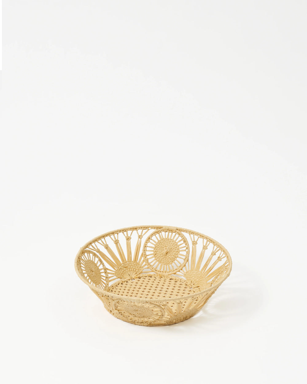 Cabana | Raffia Bread Basket | Circle