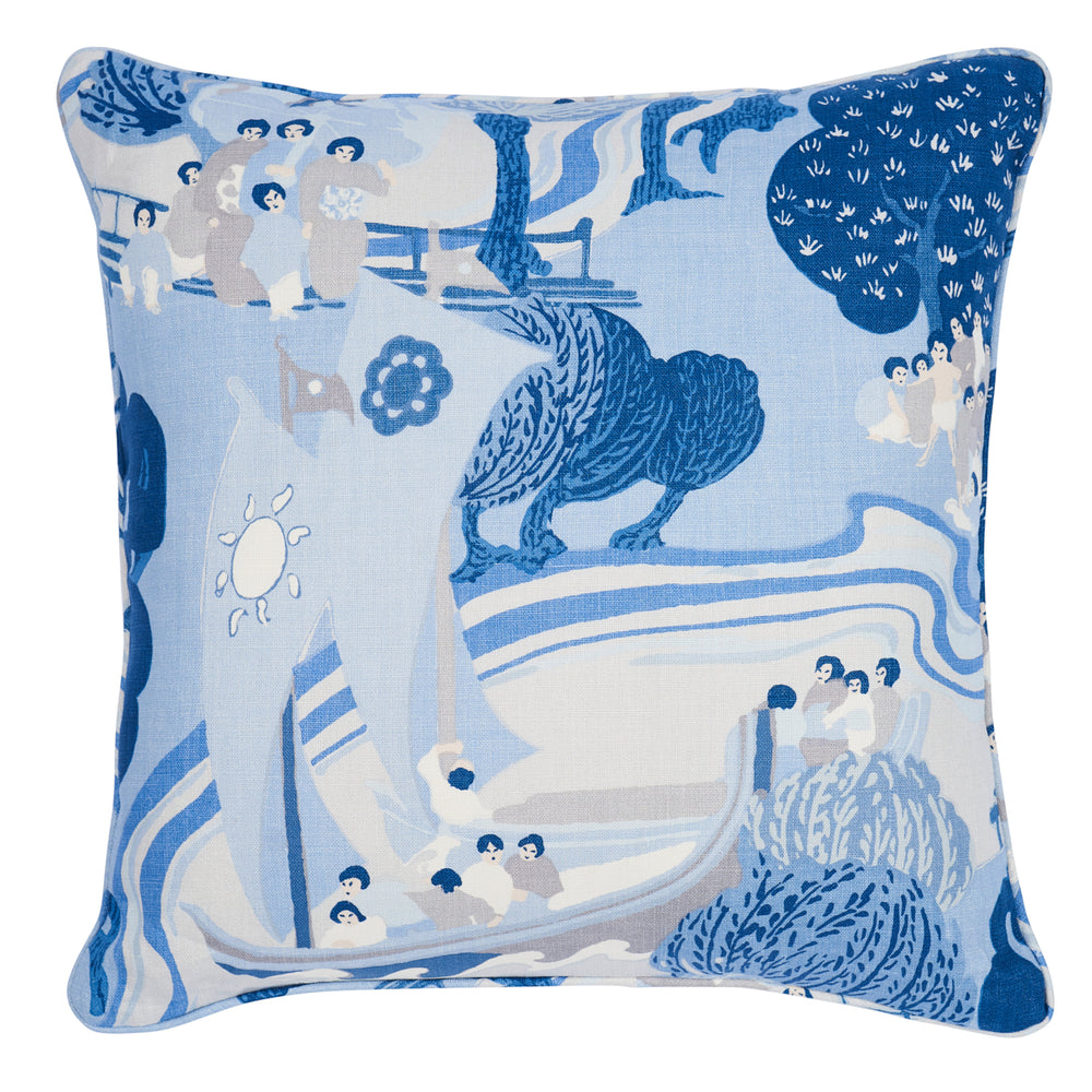 Cuscino Pearl River | Blues