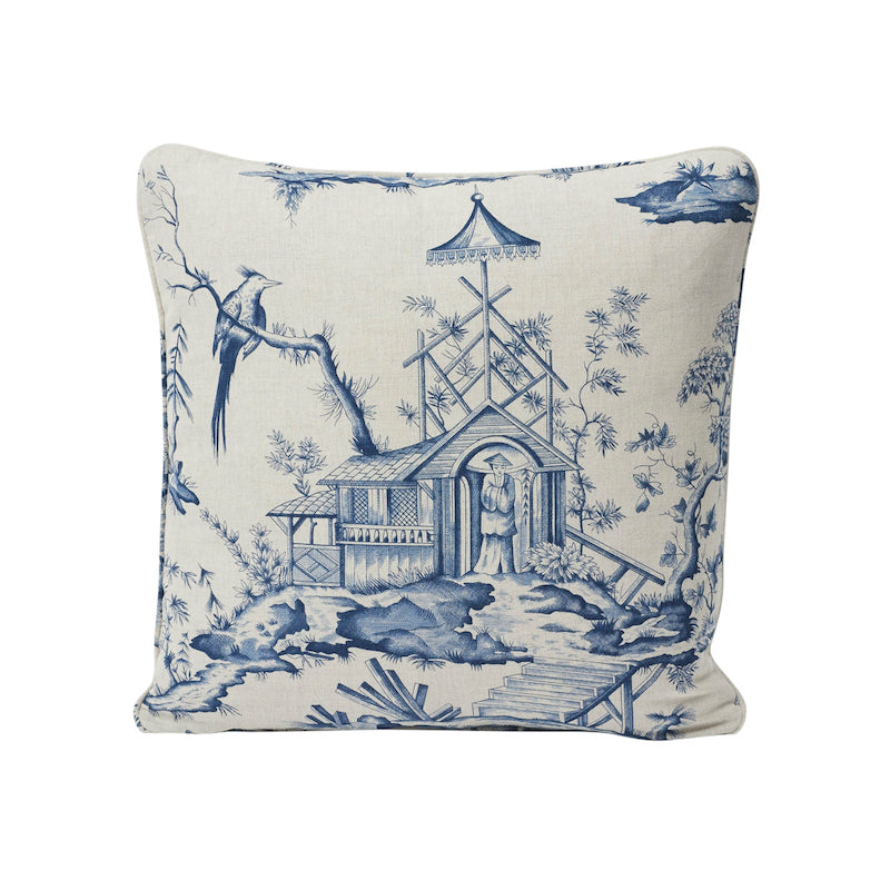 Cuscino in tela Shengyou | Blu indaco