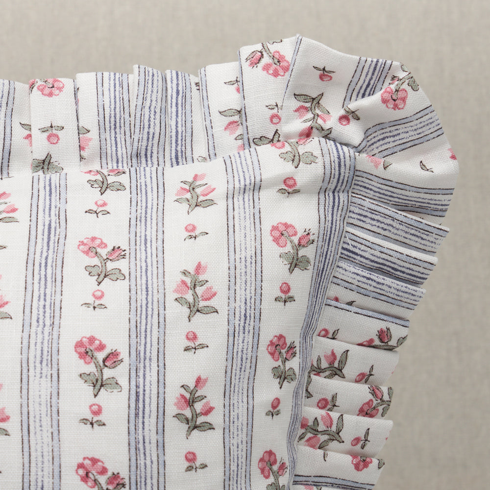 Cuscino a righe Cabanon | Rosa