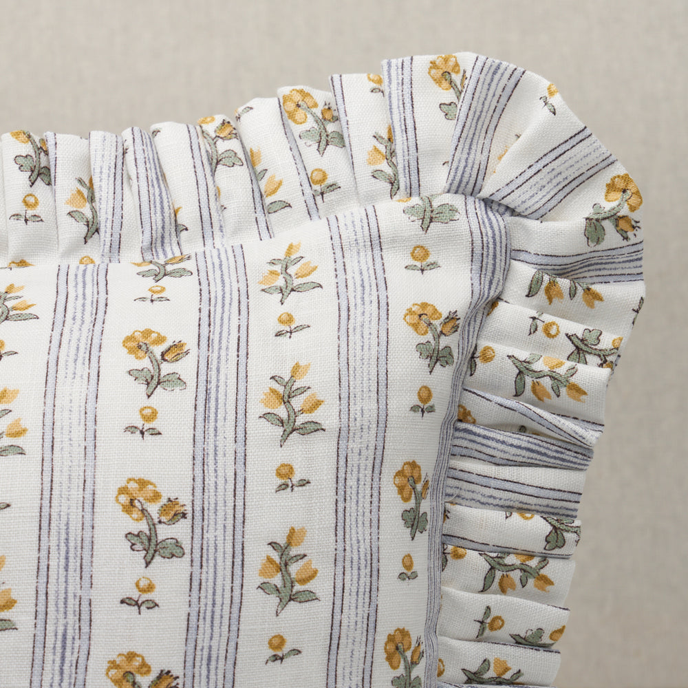 Cuscino a righe Cabanon | Giallo