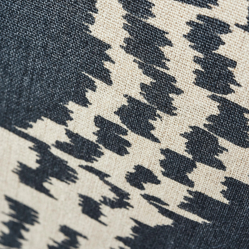 Cuscino Asaka Ikat | Carbone