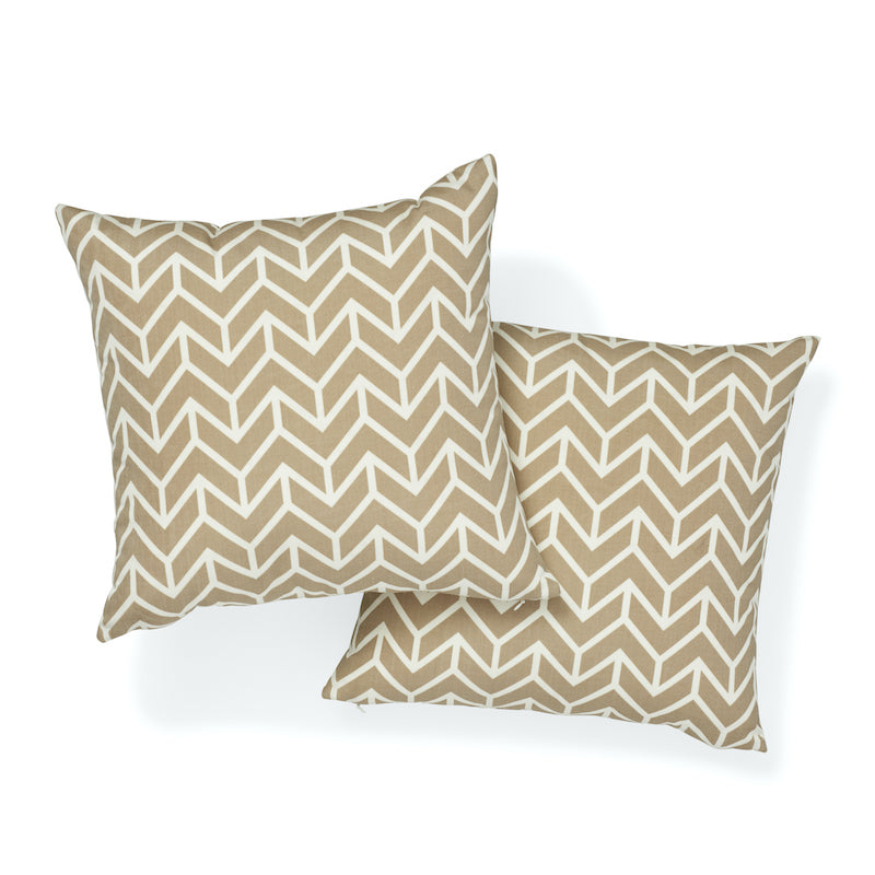 Chevron Indoor/Outdoor Pillow - Sand