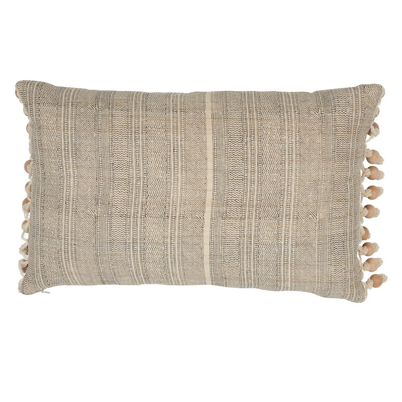 Cuscino Mohave | Naturale e nero