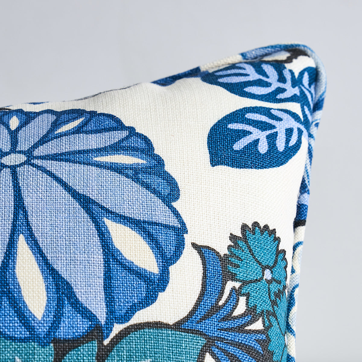 Chiang Mai Dragon I/O Pillow - China Blue