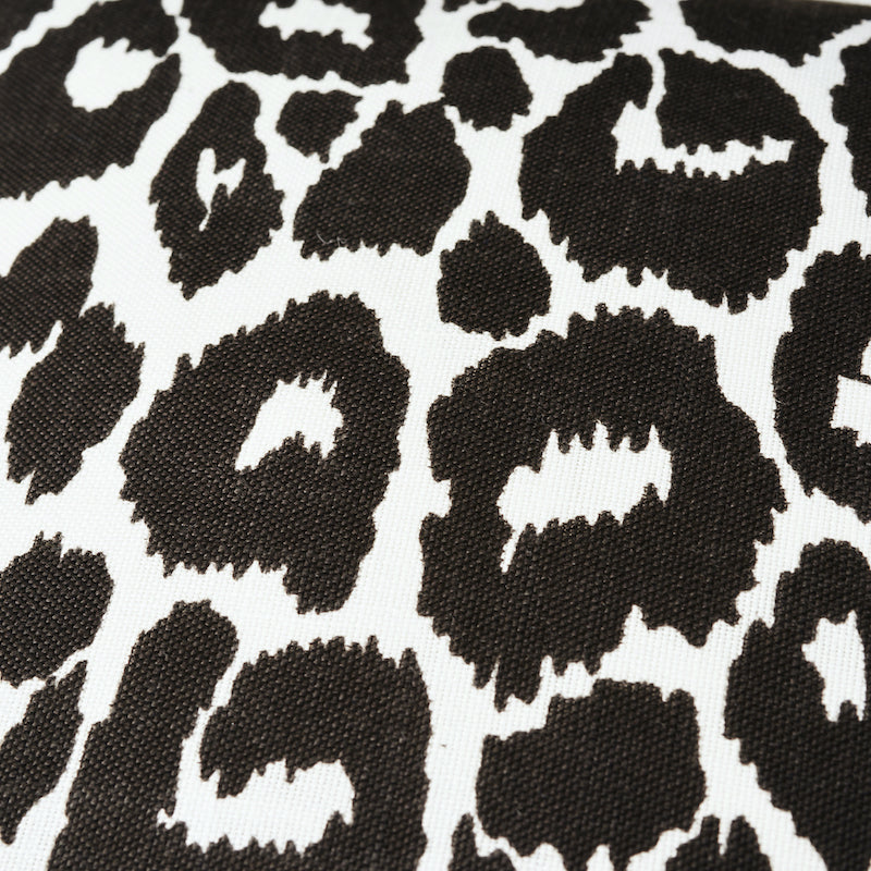 Iconic Leopard I/O Pillow - Graphite
