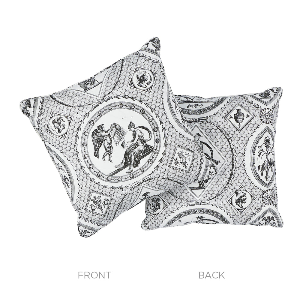 Cuscino Les Scenes Contemporaine | Nero