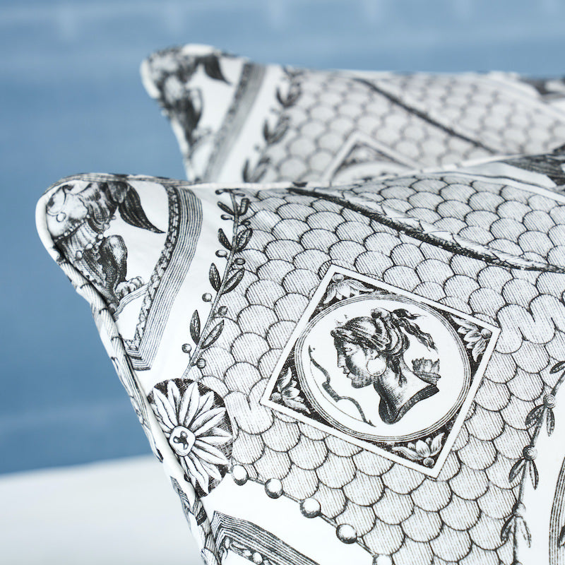 Cuscino Les Scenes Contemporaine | Nero