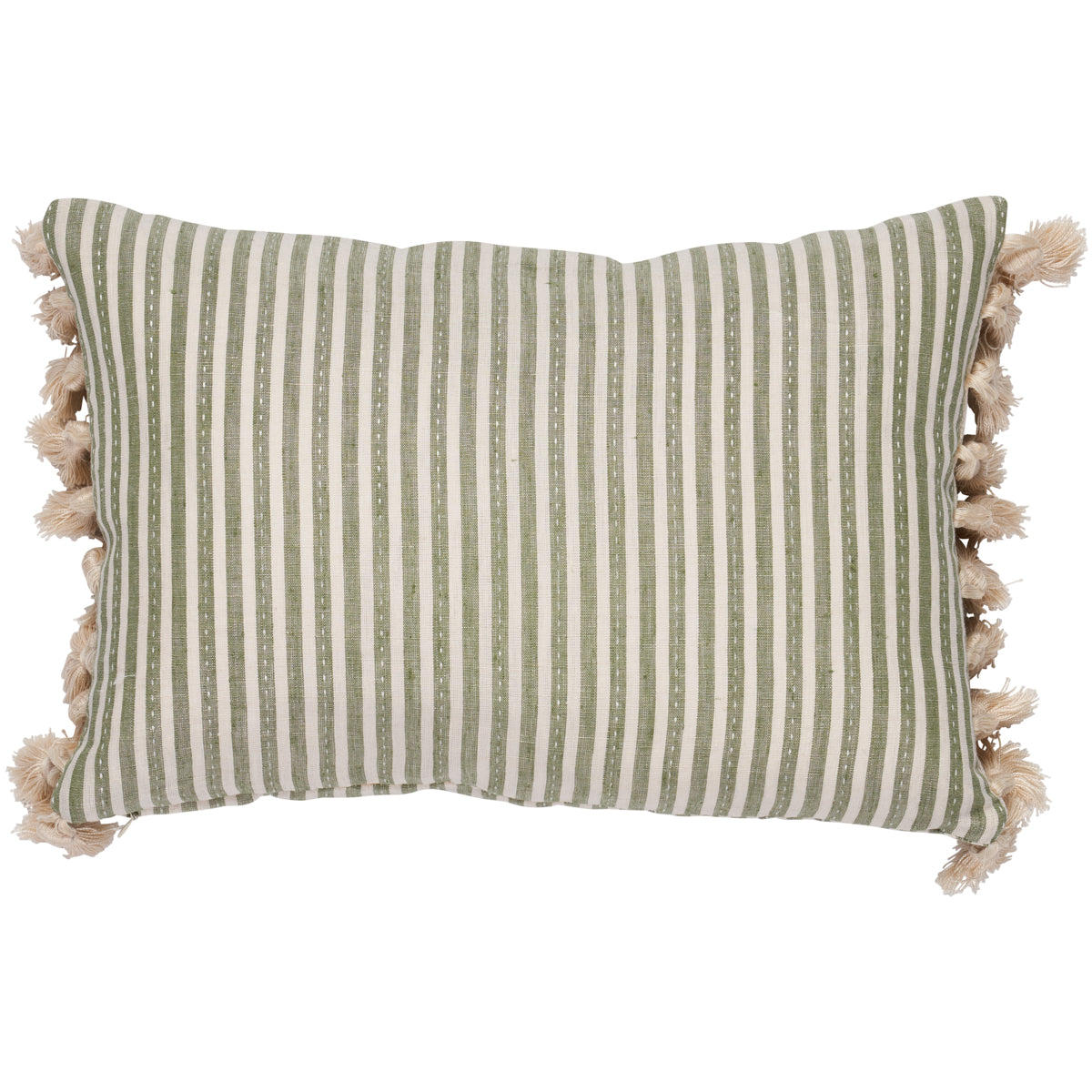Cuscino a righe Mathis | Saggio