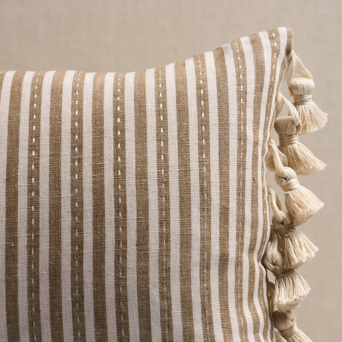 Mathis Ticking Stripe | Flax