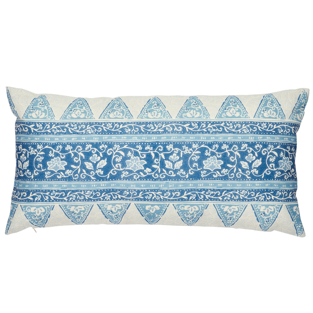 Foxglove I/O Pillow - Indigo