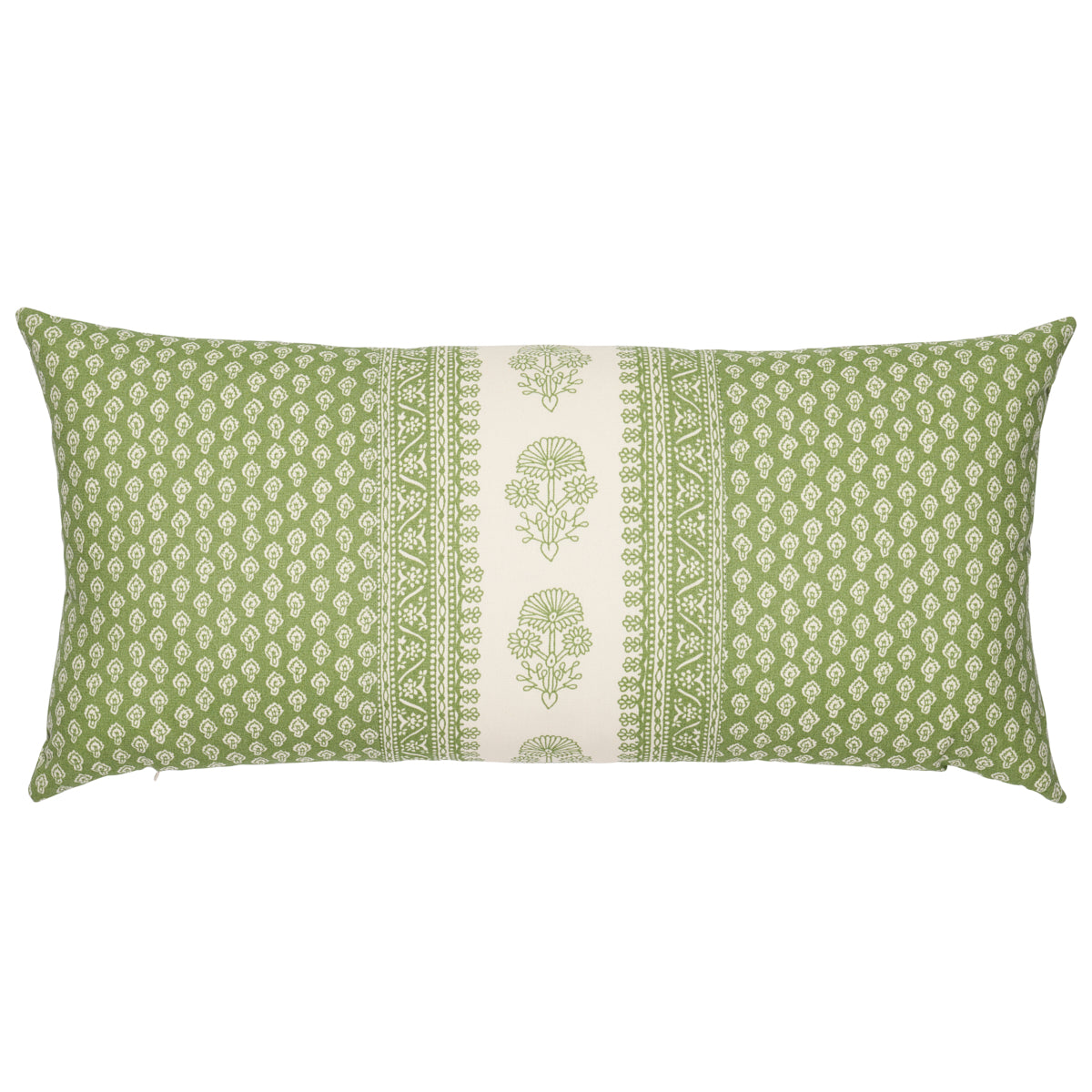 Hyacinth I/O Pillow | Leaf Green