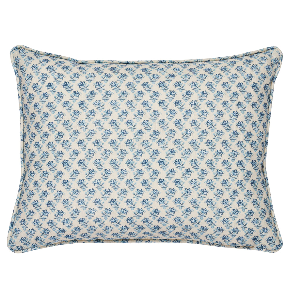 Oleander I/O Pillow - Indigo