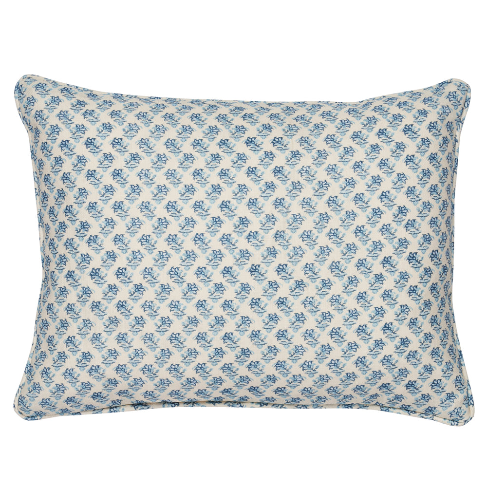 Oleander I/O Pillow - Indigo